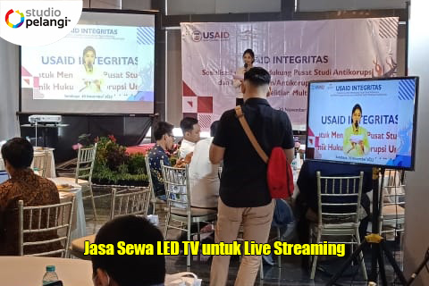 jasa sewa led tv live streaming