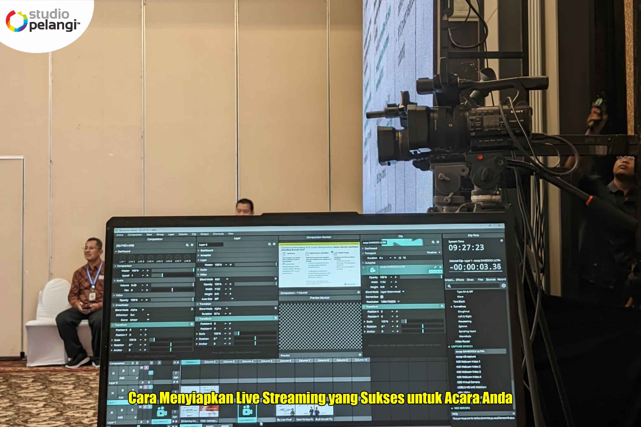 Cara Menyiapkan Live Streaming Yang Sukses Untuk Acara Anda Pelangi
