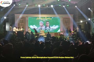 Peran Lighting dalam Meningkatkan Suasana Acara Outdoor Malam Hari