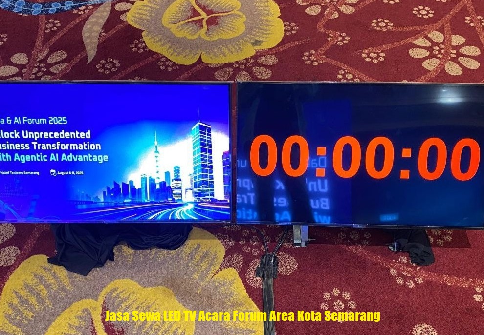 Jasa Sewa LED TV Acara Forum Area Kota Semarang