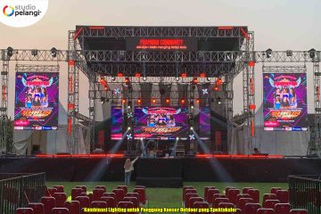 Kombinasi Lighting untuk Panggung Konser Outdoor yang Spektakuler