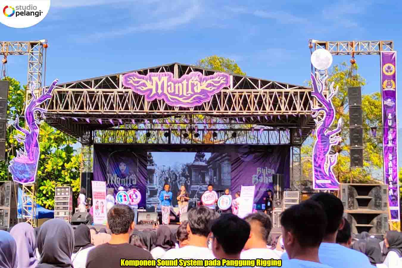 Komponen Sound System pada Panggung Rigging