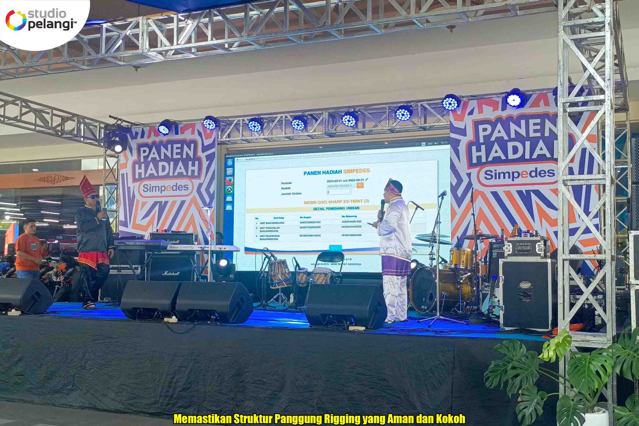 Memastikan Struktur Panggung Rigging yang Aman dan Kokoh