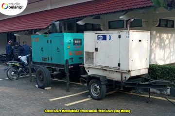 Genset Acara Menunjukkan Perencanaan Teknis Acara yang Matang