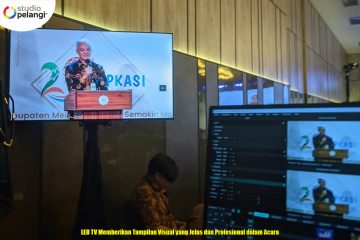 LED TV Memberikan Tampilan Visual yang Jelas dan Profesional dalam Acara