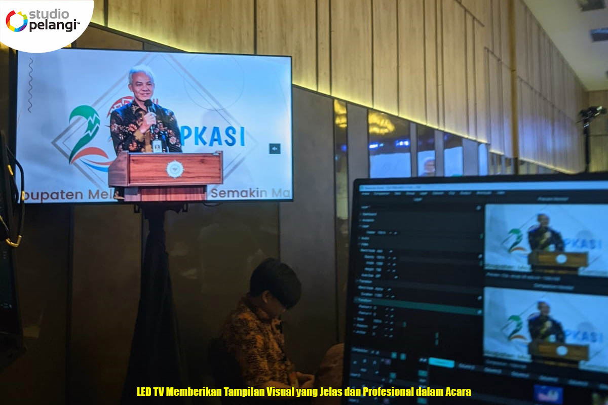 LED TV Memberikan Tampilan Visual yang Jelas dan Profesional dalam Acara