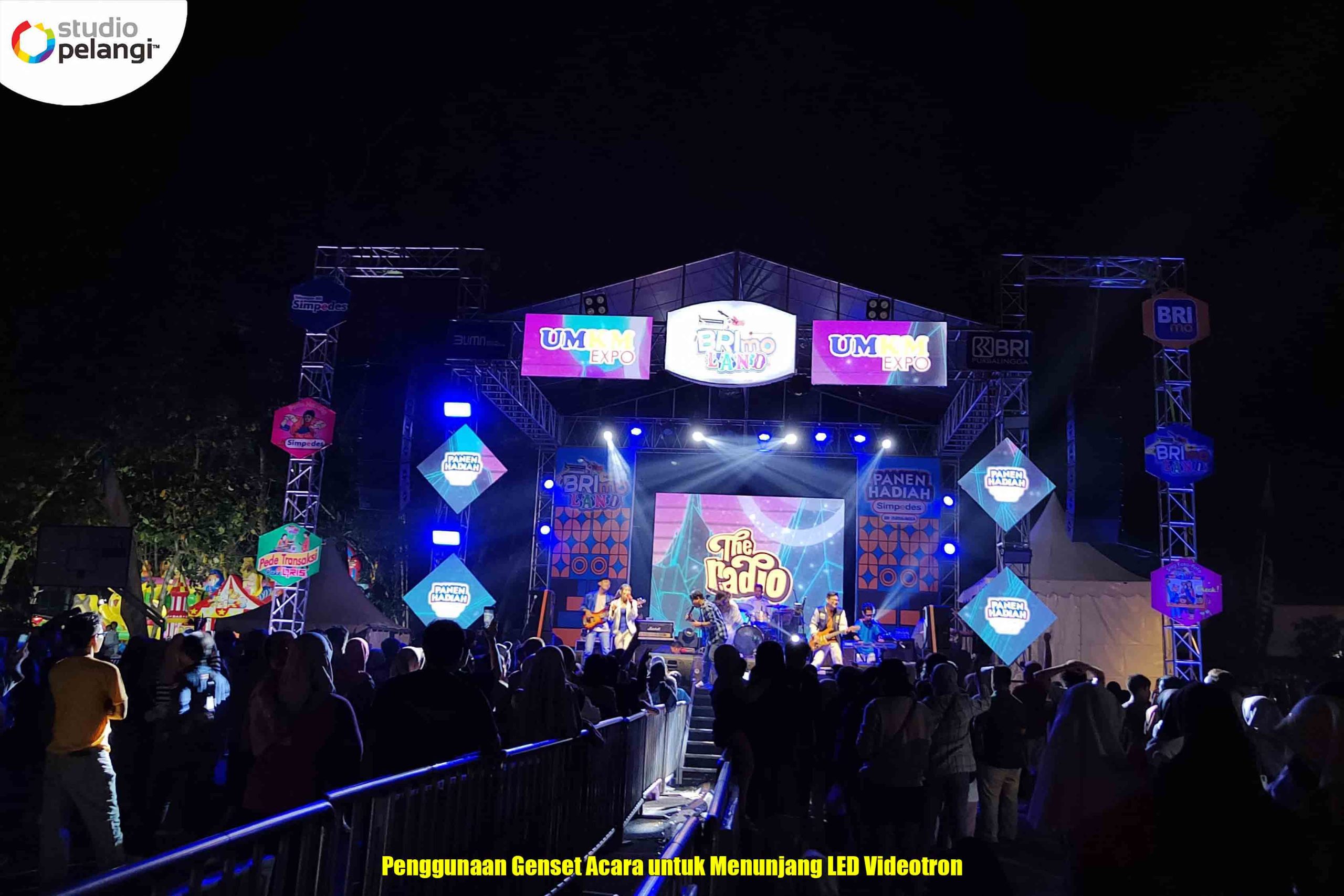 Penggunaan Genset Acara untuk Menunjang LED Videotron