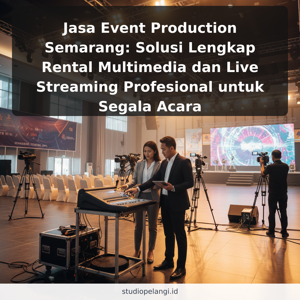 Jasa Event Production Semarang: Solusi Lengkap Rental Multimedia dan Live Streaming Profesional untuk Segala Acara - ilustrasi