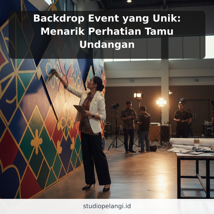 Backdrop Event yang Unik: Menarik Perhatian Tamu Undangan ilustrasi