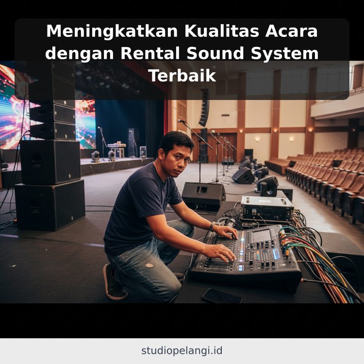 Meningkatkan Kualitas Acara dengan Rental Sound System Terbaik ilustrasi