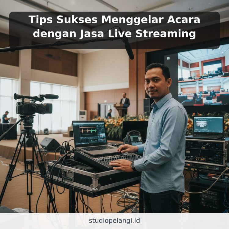 Tips Sukses Menggelar Acara dengan Jasa Live Streaming ilustrasi