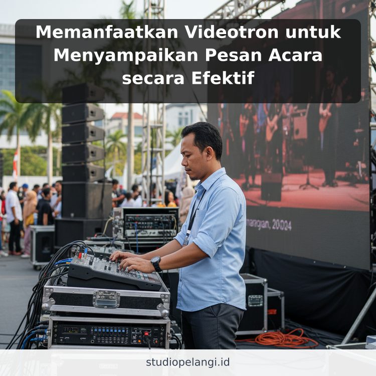 Memanfaatkan Videotron untuk Menyampaikan Pesan Acara secara Efektif ilustrasi
