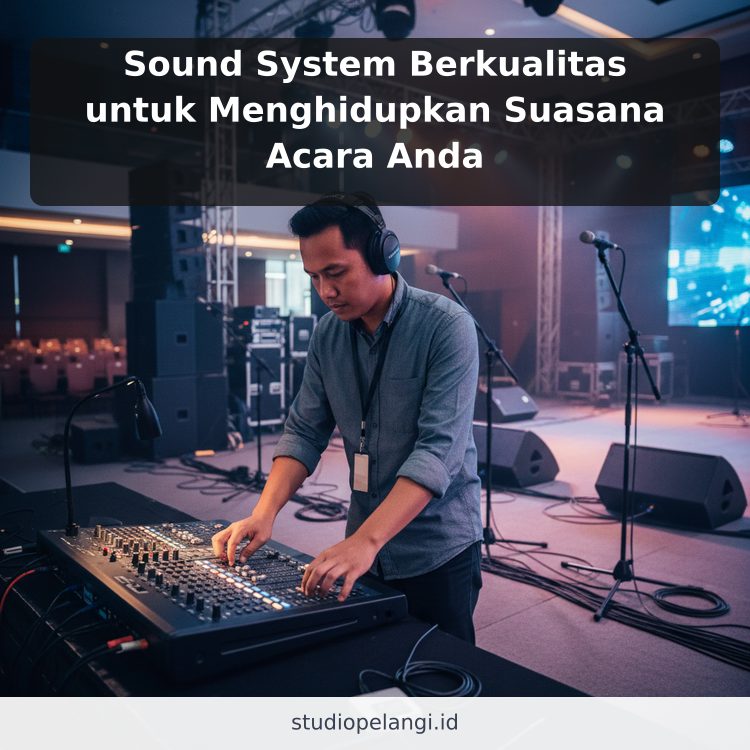 Sound System Berkualitas untuk Menghidupkan Suasana Acara Anda