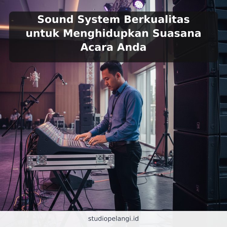 Sound System Berkualitas untuk Menghidupkan Suasana Acara Anda ilustrasi