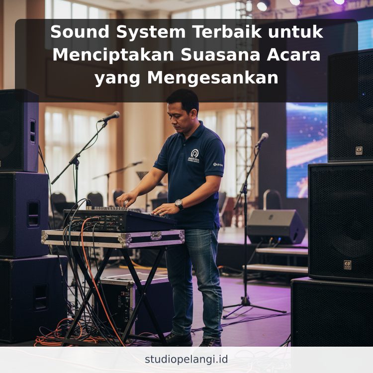 Sound System Terbaik untuk Menciptakan Suasana Acara yang Mengesankan