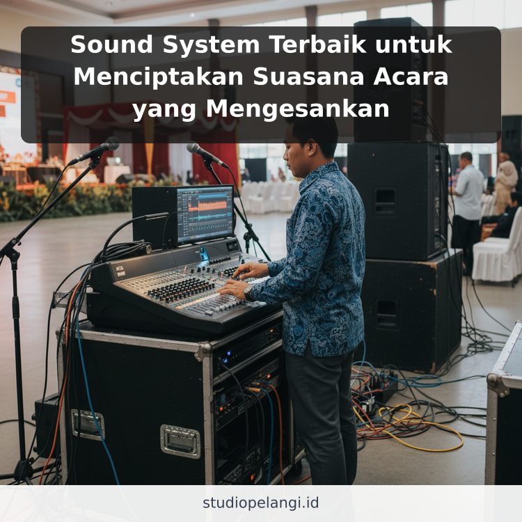 Sound System Terbaik untuk Menciptakan Suasana Acara yang Mengesankan ilustrasi