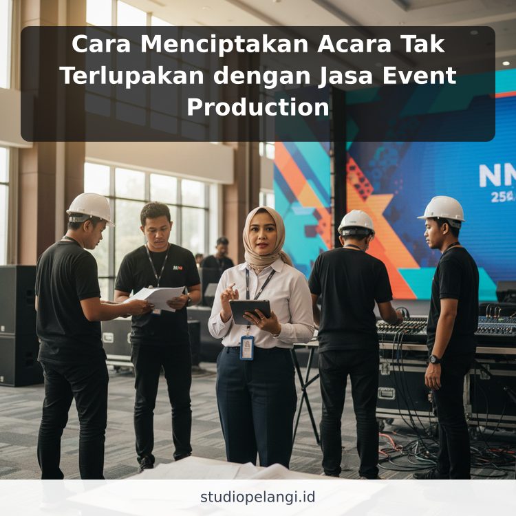 Cara Menciptakan Acara Tak Terlupakan dengan Jasa Event Production