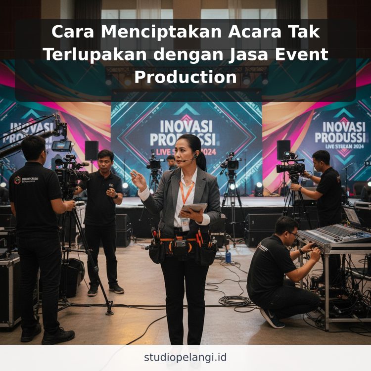 Cara Menciptakan Acara Tak Terlupakan dengan Jasa Event Production ilustrasi