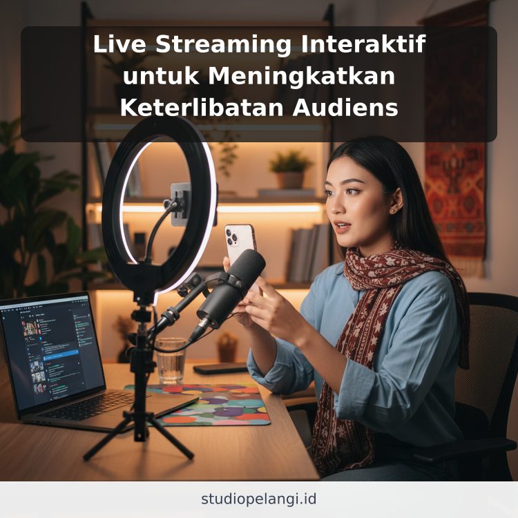 Live Streaming Interaktif untuk Meningkatkan Keterlibatan Audiens