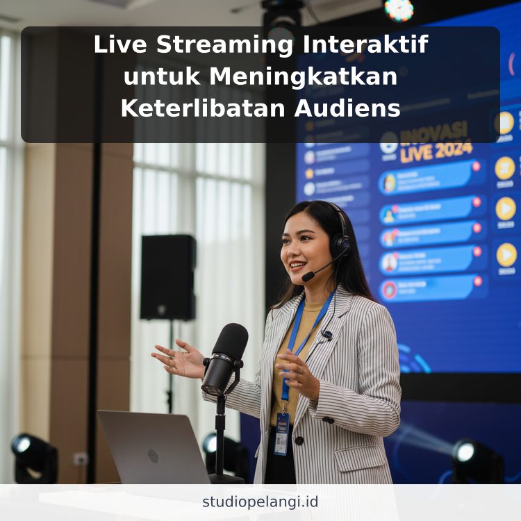 Live Streaming Interaktif untuk Meningkatkan Keterlibatan Audiens ilustrasi