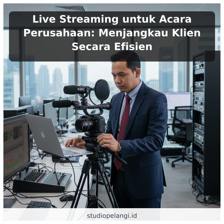 Live Streaming untuk Acara Perusahaan: Menjangkau Klien Secara Efisien