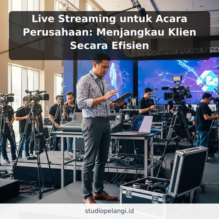 Live Streaming untuk Acara Perusahaan: Menjangkau Klien Secara Efisien ilustrasi