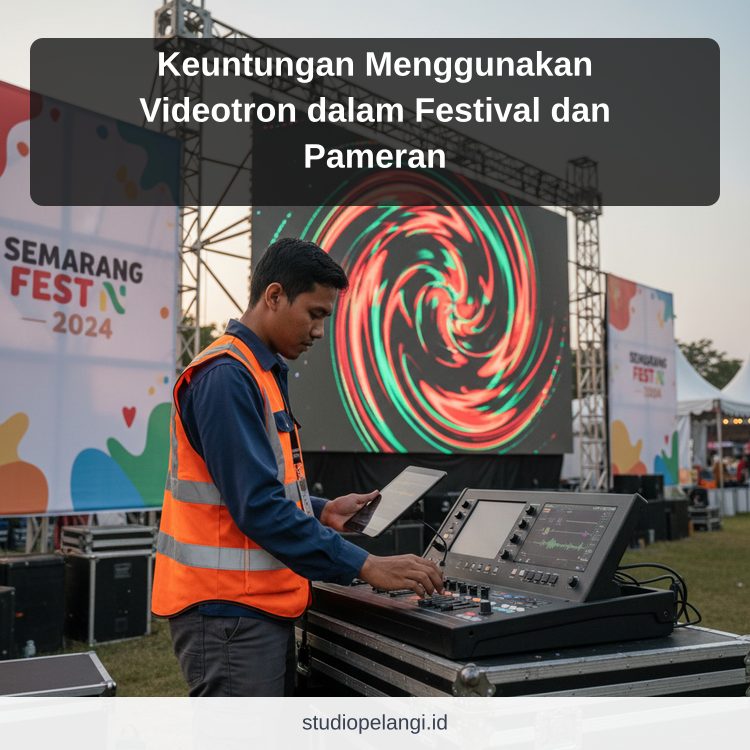 Keuntungan Menggunakan Videotron dalam Festival dan Pameran ilustrasi