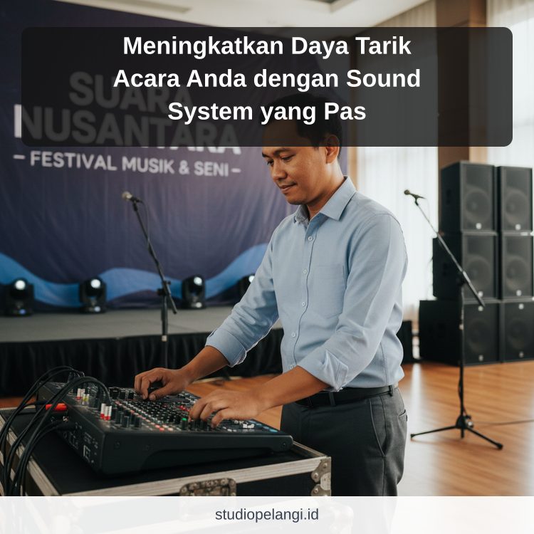 Meningkatkan Daya Tarik Acara Anda dengan Sound System yang Pas