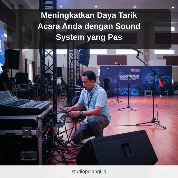 Meningkatkan Daya Tarik Acara Anda dengan Sound System yang Pas ilustrasi