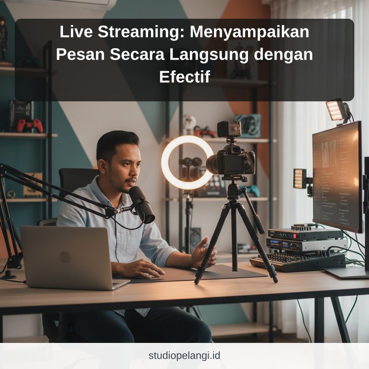 Live Streaming: Menyampaikan Pesan Secara Langsung dengan Efectif