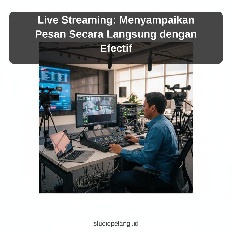 Live Streaming: Menyampaikan Pesan Secara Langsung dengan Efectif ilustrasi
