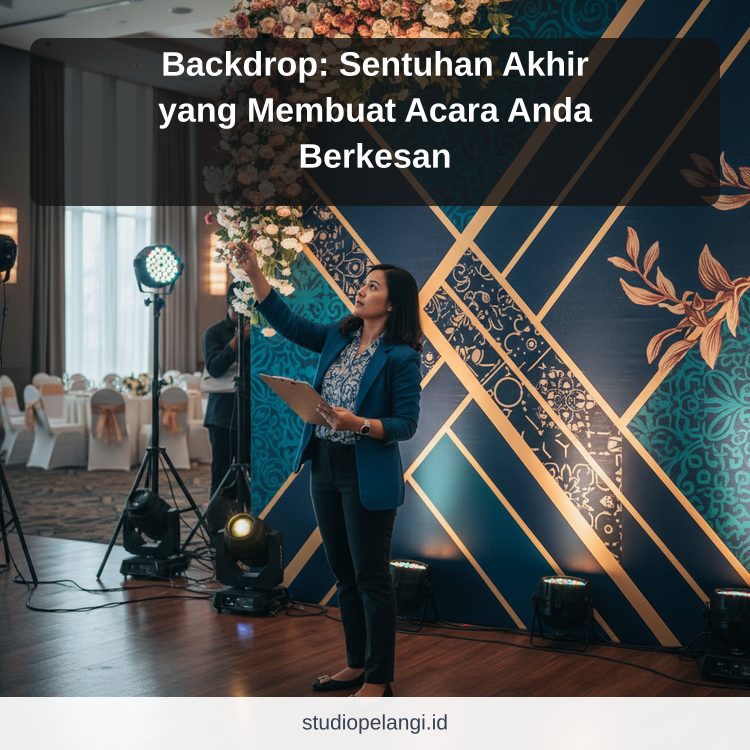 Backdrop: Sentuhan Akhir yang Membuat Acara Anda Berkesan