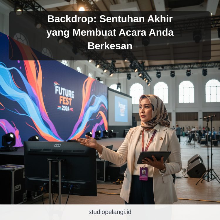 Backdrop: Sentuhan Akhir yang Membuat Acara Anda Berkesan ilustrasi