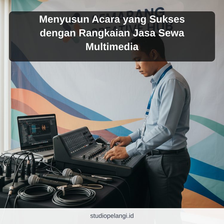 Menyusun Acara yang Sukses dengan Rangkaian Jasa Sewa Multimedia ilustrasi