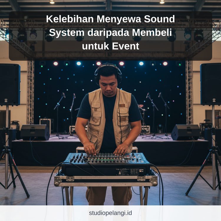 Kelebihan Menyewa Sound System daripada Membeli untuk Event