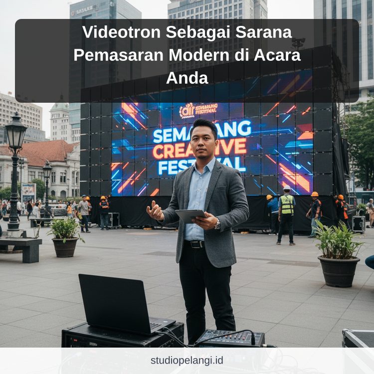 Videotron Sebagai Sarana Pemasaran Modern di Acara Anda ilustrasi