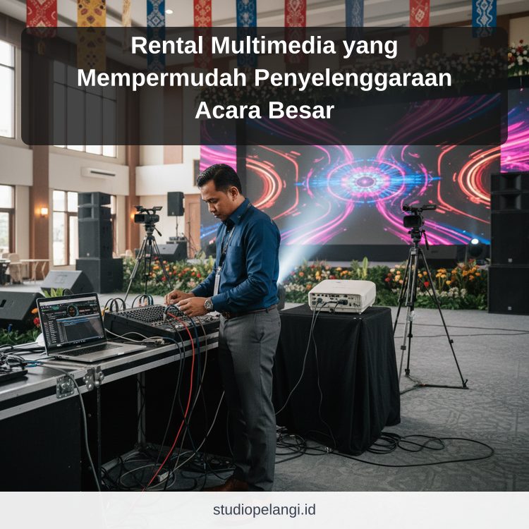Rental Multimedia yang Mempermudah Penyelenggaraan Acara Besar ilustrasi