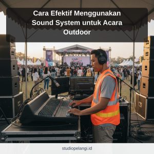 Cara Efektif Menggunakan Sound System untuk Acara Outdoor