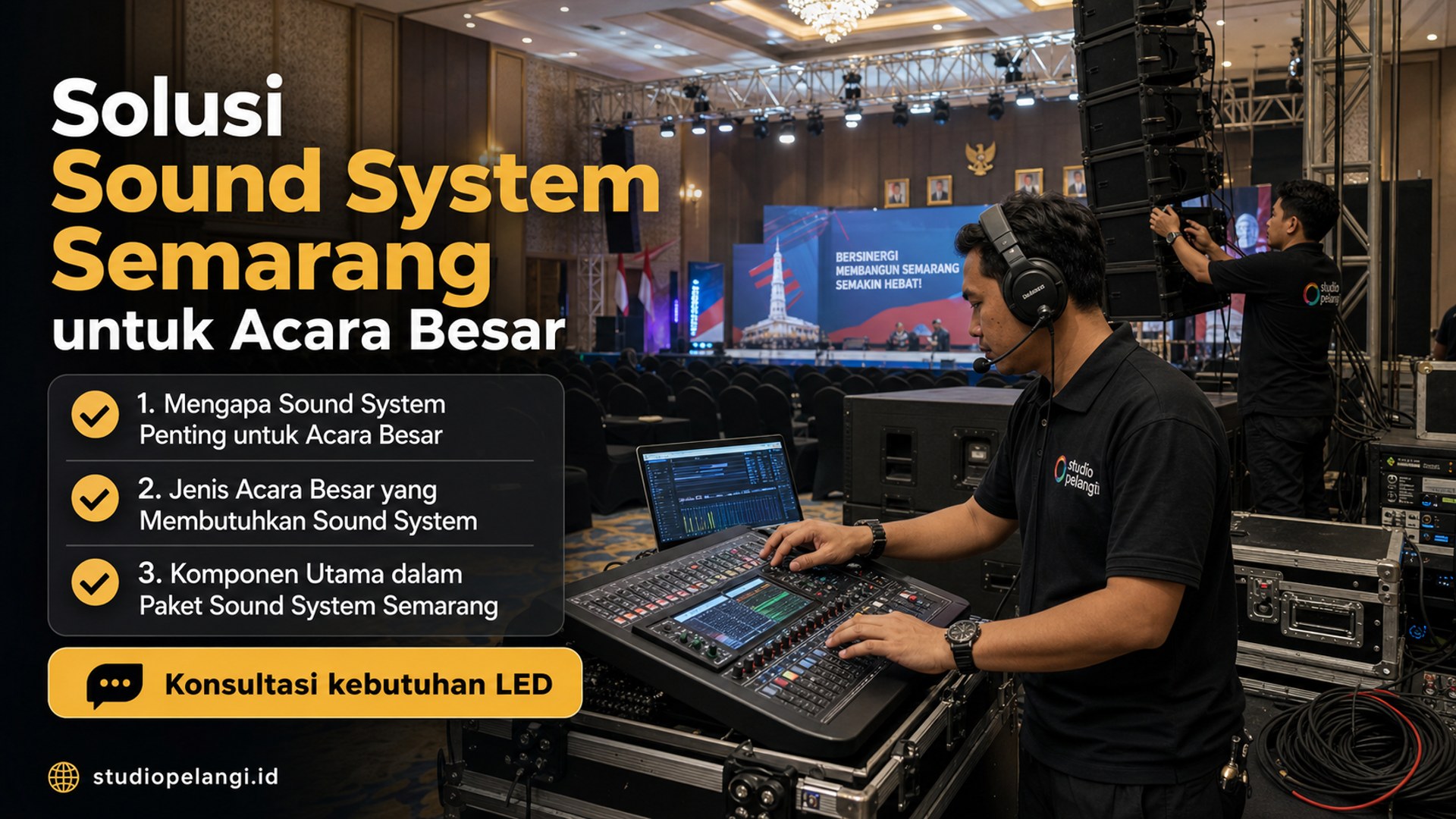 jasa live streaming semarang - Solusi Sound System Semarang untuk Acara Besar