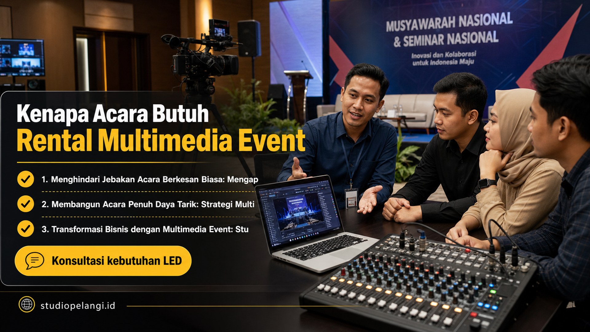 jasa live streaming semarang - Kenapa Acara Butuh Rental Multimedia Event