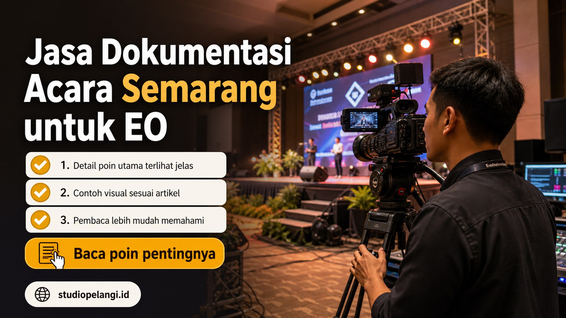 Ilustrasi jasa live streaming semarang - Jasa Dokumentasi Acara Semarang untuk EO