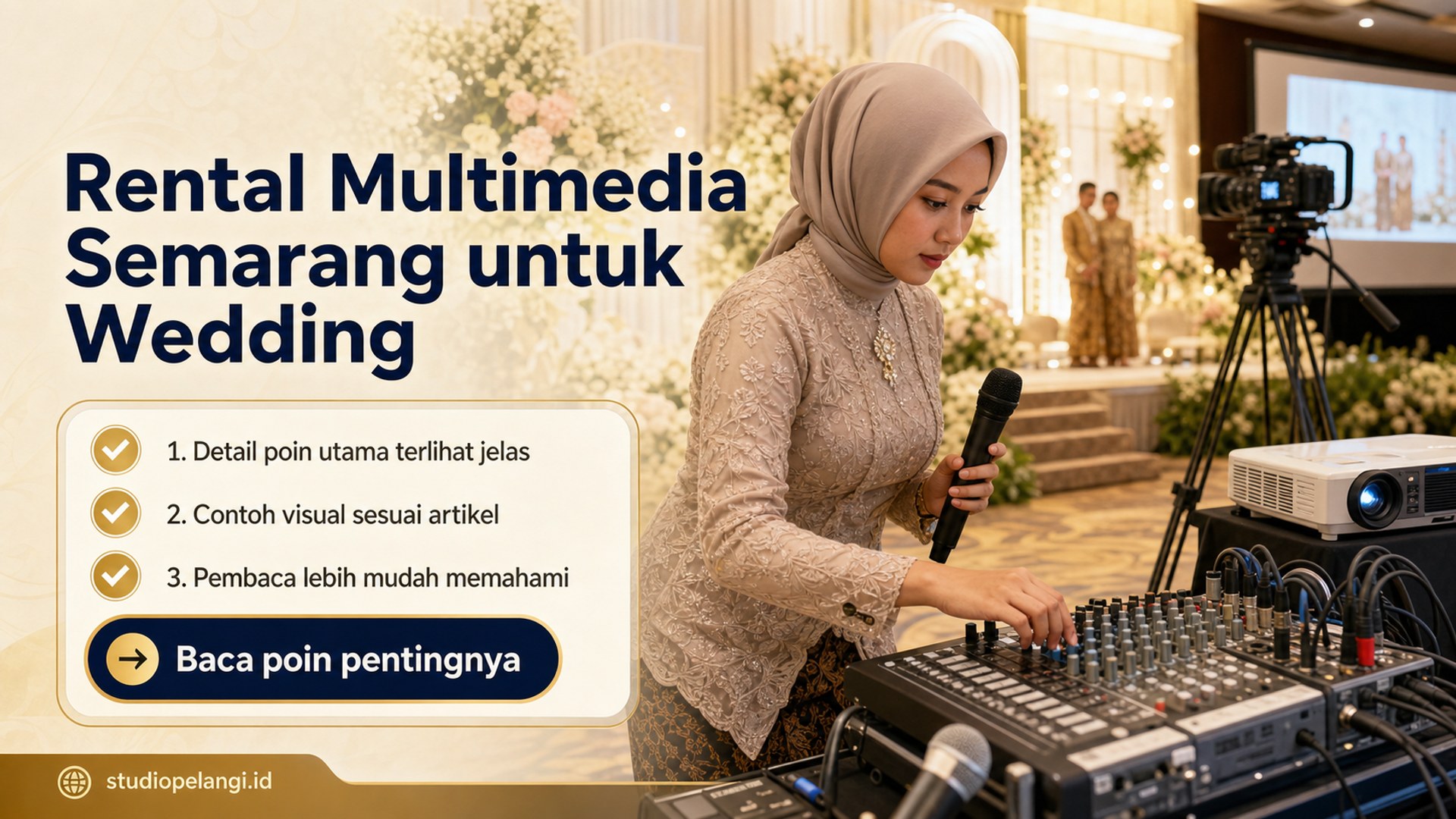 Ilustrasi jasa live streaming semarang - Rental Multimedia Semarang untuk Wedding