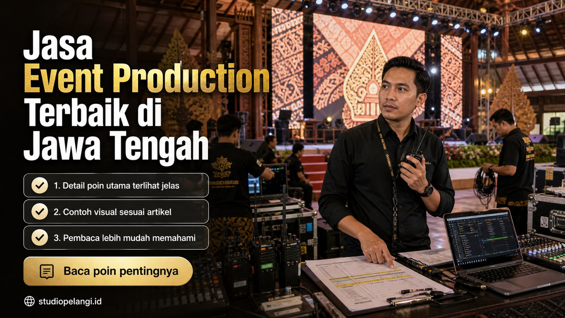 Ilustrasi jasa live streaming semarang - Jasa Event Production Terbaik di Jawa Tengah
