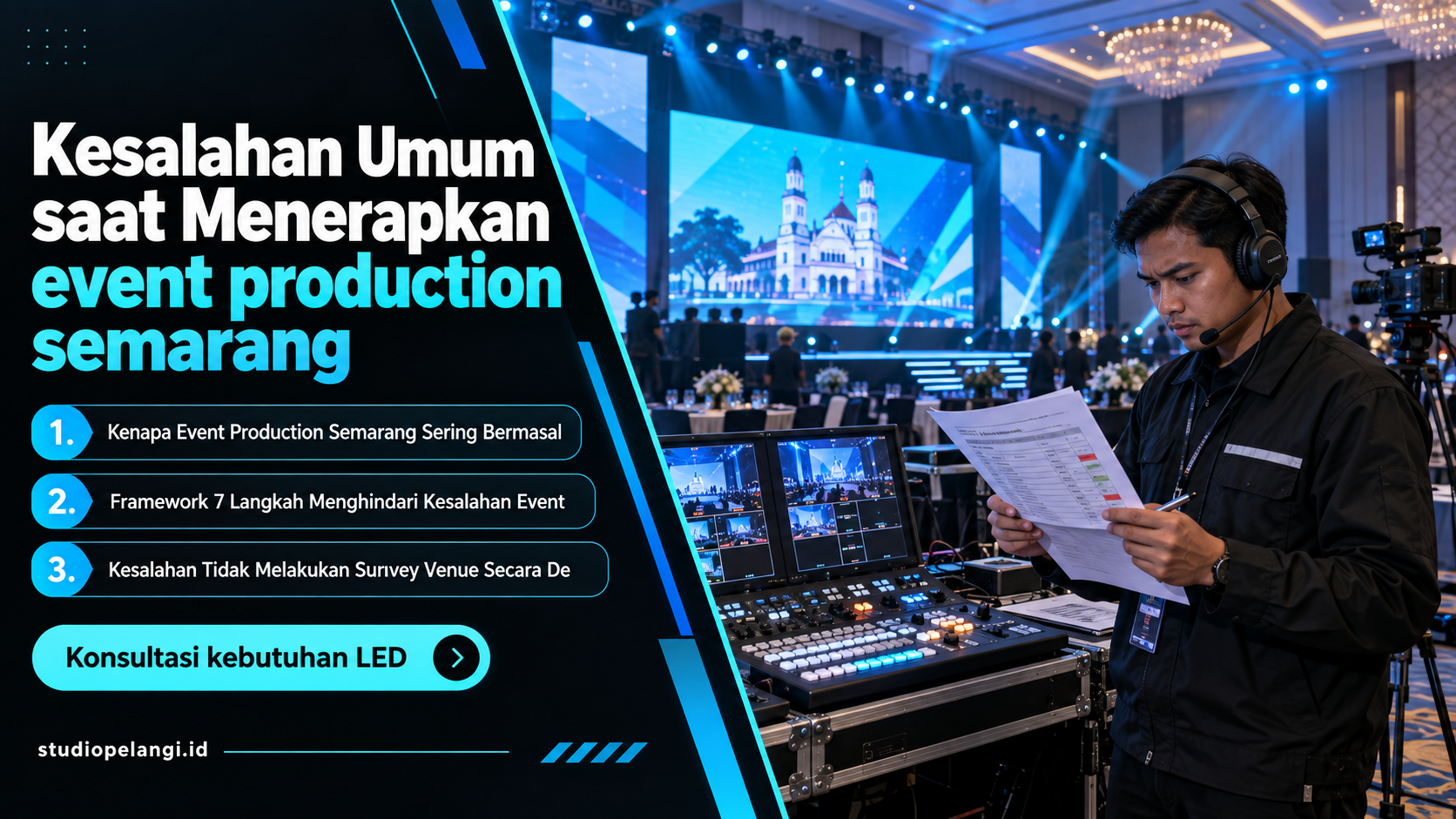 jasa live streaming semarang - Kesalahan Umum saat Menerapkan event production semarang