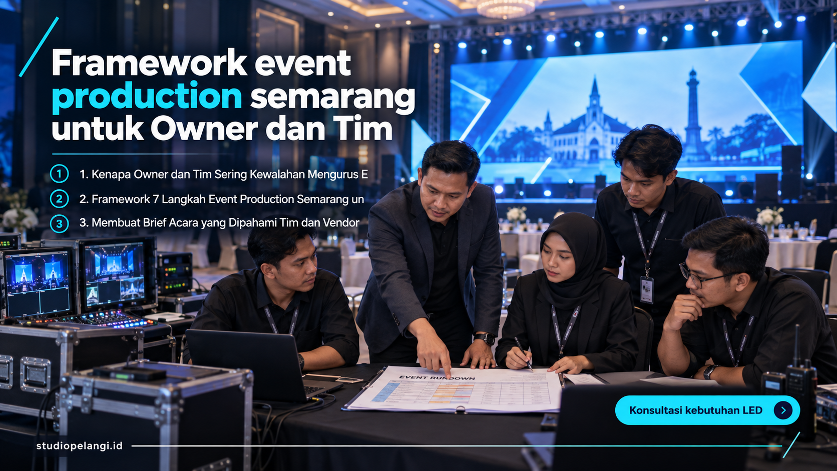 jasa live streaming semarang - Framework event production semarang untuk Owner dan Tim