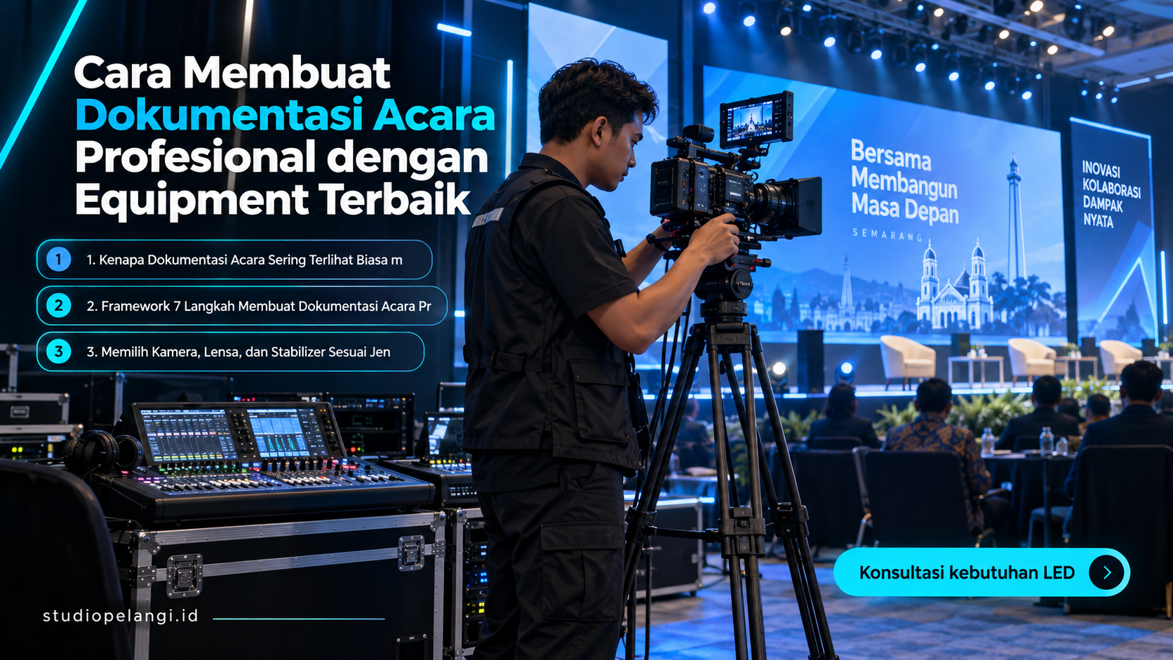 jasa live streaming semarang - Cara Membuat Dokumentasi Acara Profesional dengan Equipment Terbaik