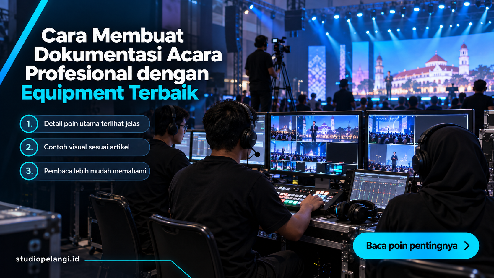 Ilustrasi jasa live streaming semarang - Cara Membuat Dokumentasi Acara Profesional dengan Equipment Terbaik