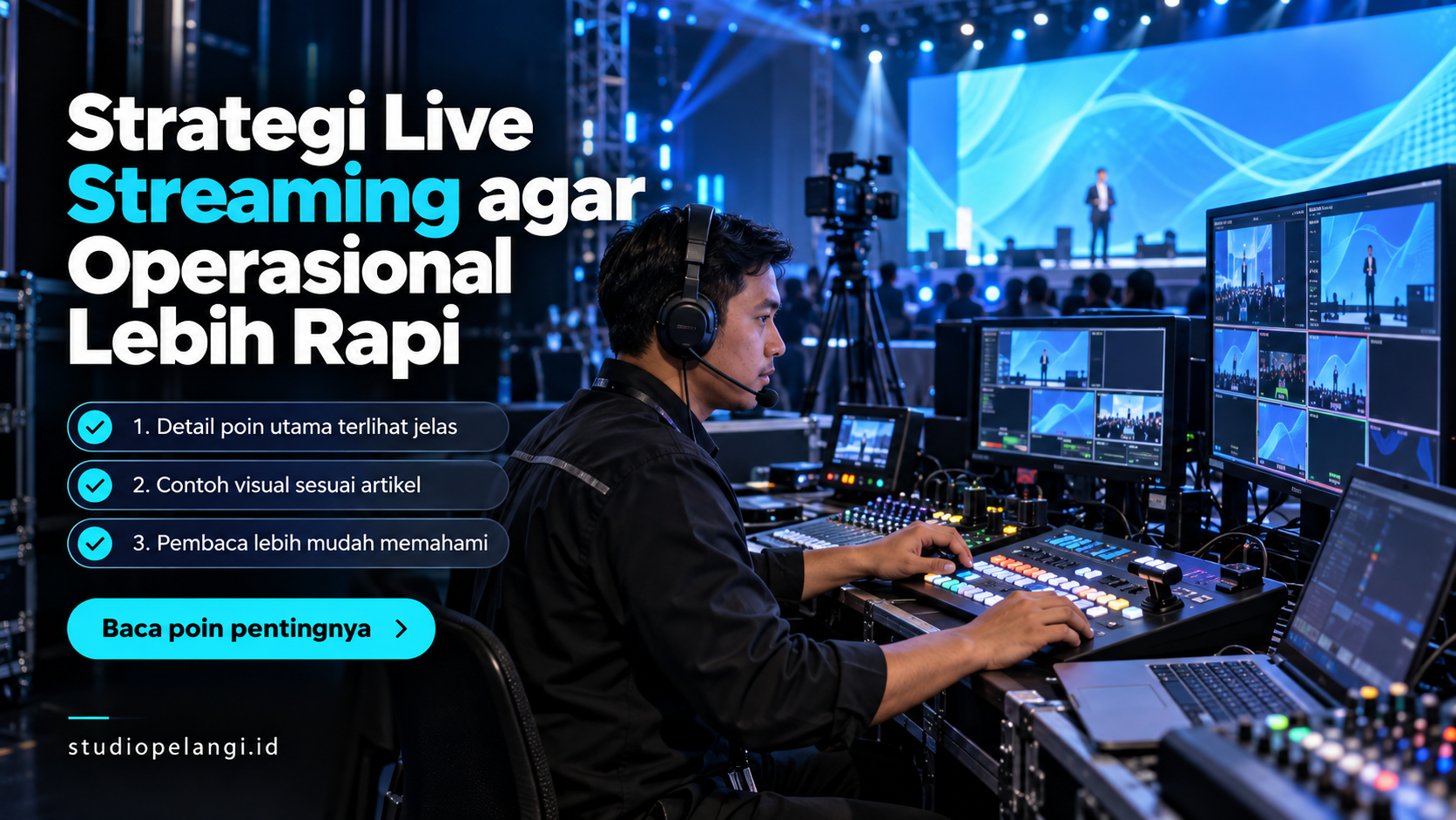 Ilustrasi jasa live streaming semarang - Strategi Live Streaming agar Operasional Lebih Rapi