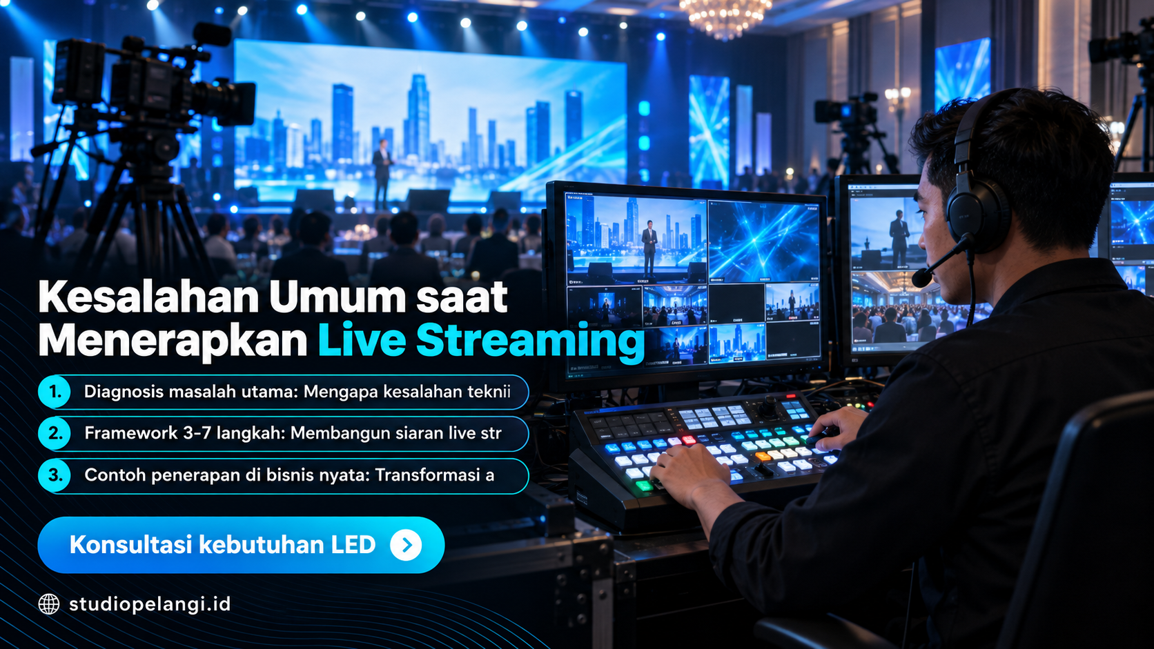 jasa live streaming semarang - Kesalahan Umum saat Menerapkan Live Streaming