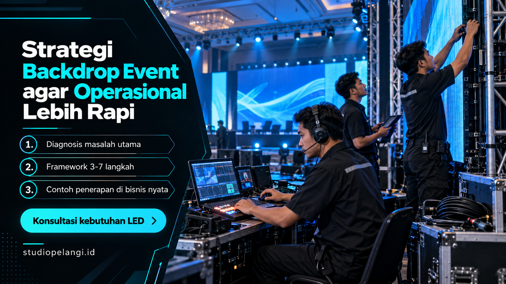 jasa live streaming semarang - Strategi Backdrop Event agar Operasional Lebih Rapi